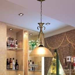 Nordlig Landlig Bordlampe Er Moderne Og Kontrakterte Ideer Med Ett Hode, Droplight I Glass