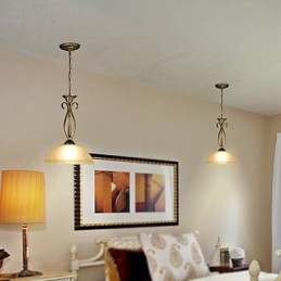 Nordlig Landlig Bordlampe Er Moderne Og Kontrakterte Ideer Med Ett Hode, Droplight I Glass