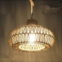 Vintage Håndlagde Kunstverk, Kreativ Lysekronelampe.