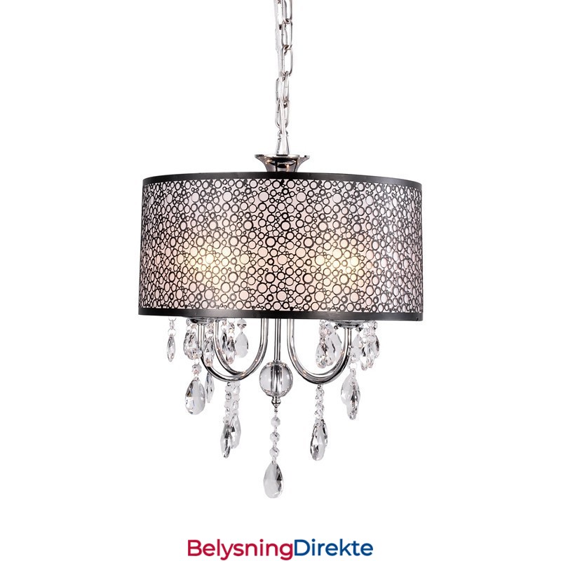 Tradisjonell Klassisk Krystallkrone I Metall