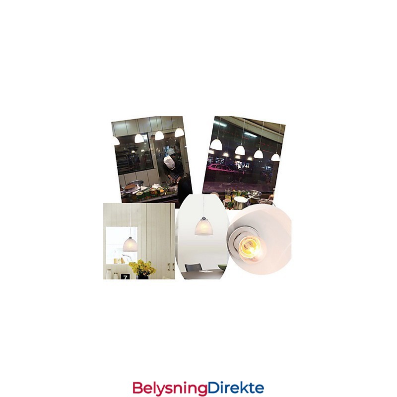 Moderne Og Moderne Skålformet Pendellampe