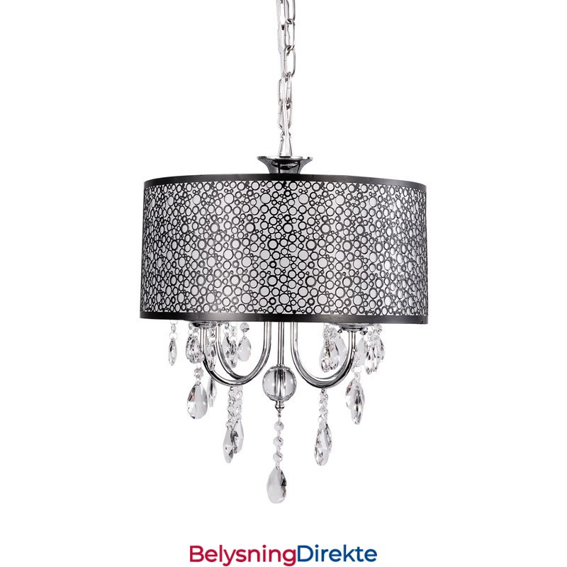 Tradisjonell Klassisk Krystallkrone I Metall