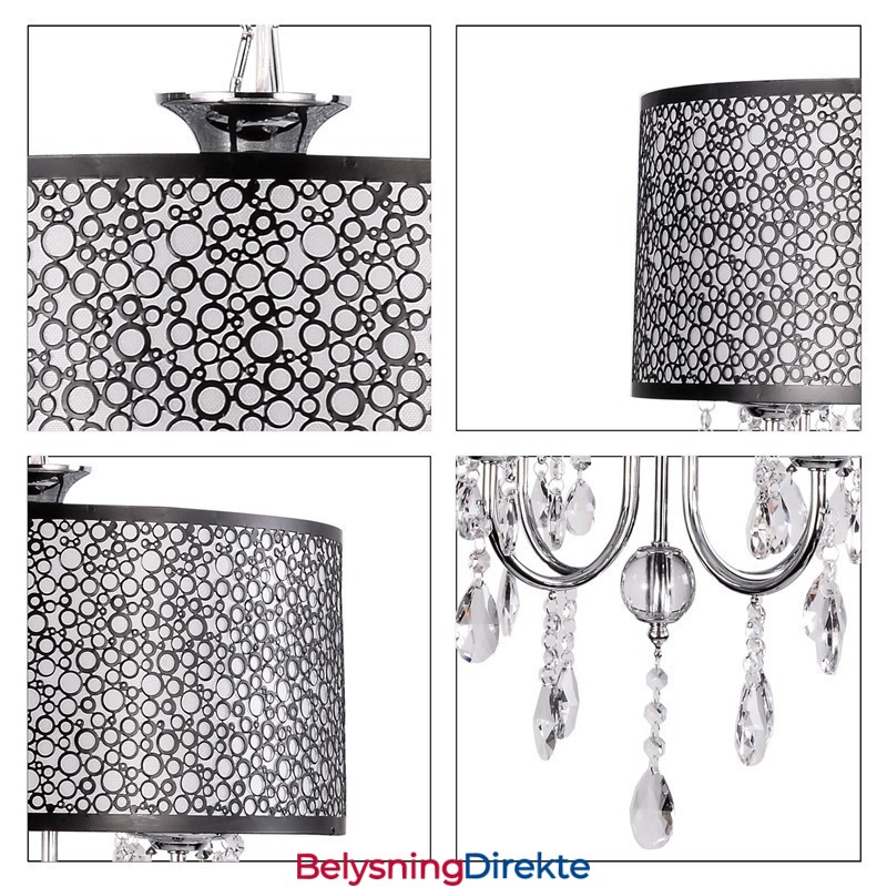 Tradisjonell Klassisk Krystallkrone I Metall