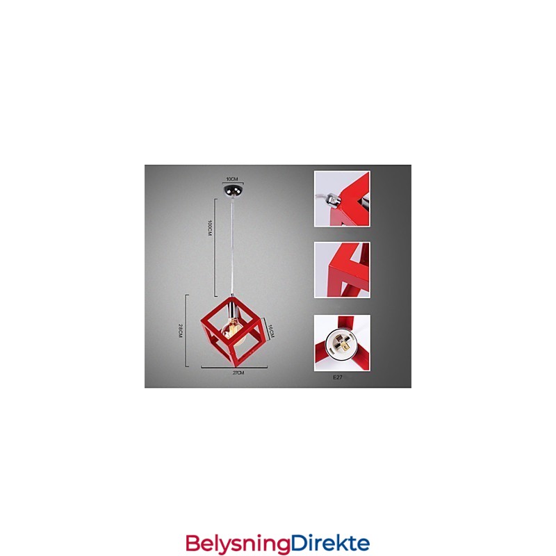 Tradisjonell Klassisk Mini-Stil Maleri Metalllysekrone