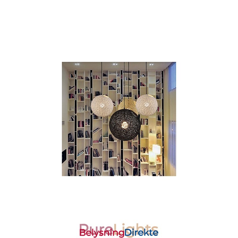 Kreativ Amerikansk Landlig Kreativ Cany Kunst Farge Dråpelys Og Sfærisk Form Lampelys