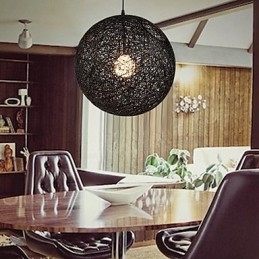 Kreativ Amerikansk Landlig Kreativ Cany Kunst Farge Dråpelys Og Sfærisk Form Lampelys