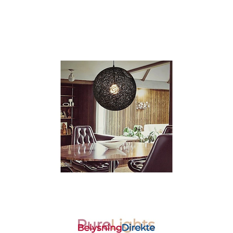 Kreativ Amerikansk Landlig Kreativ Cany Kunst Farge Dråpelys Og Sfærisk Form Lampelys