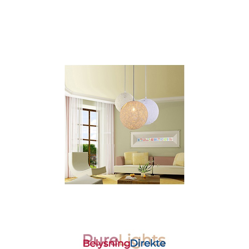 Kreativ Amerikansk Landlig Kreativ Cany Kunst Farge Dråpelys Og Sfærisk Form Lampelys