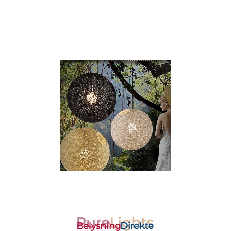 Kreativ Amerikansk Landlig Kreativ Cany Kunst Farge Dråpelys Og Sfærisk Form Lampelys