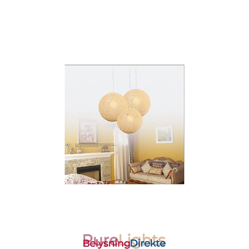 Kreativ Amerikansk Landlig Kreativ Cany Kunst Farge Dråpelys Og Sfærisk Form Lampelys