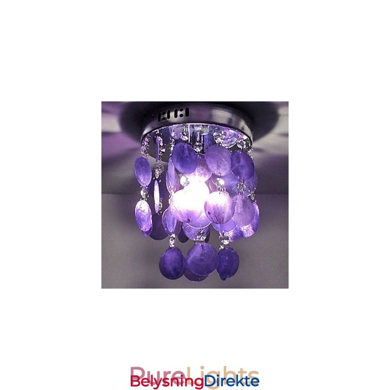 Moderne, Moderne Pendellampe I Ministil I Krom