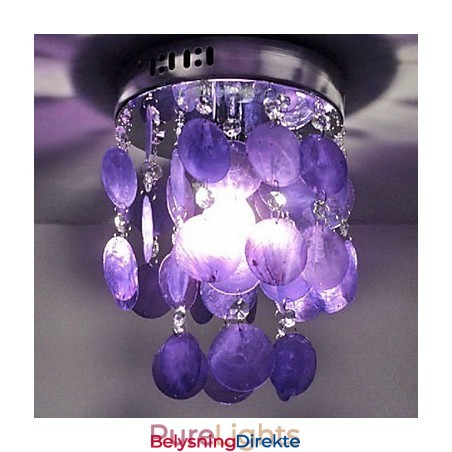 Moderne, Moderne Pendellampe I Ministil I Krom