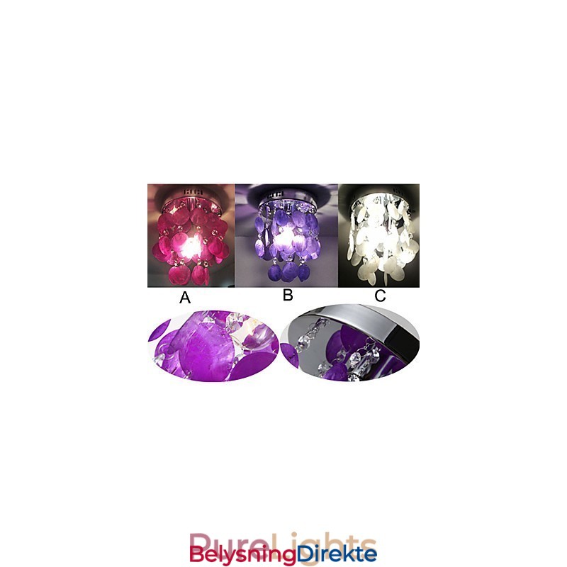 Moderne, Moderne Pendellampe I Ministil I Krom