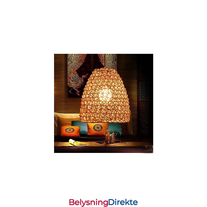 Retro Rund Rotting Hagelampeskjerm