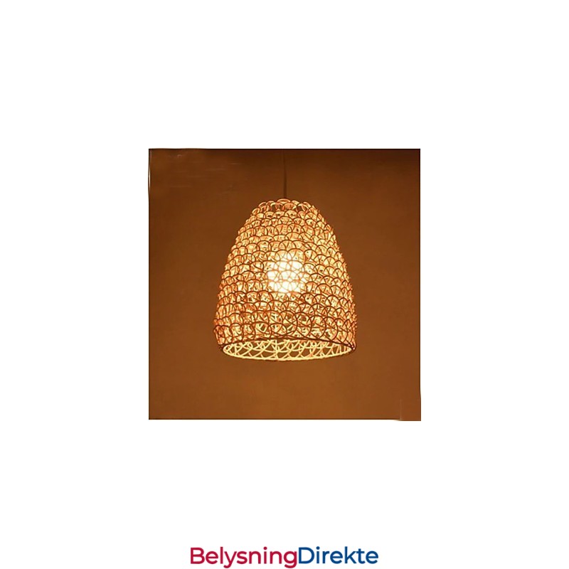 Retro Rund Rotting Hagelampeskjerm