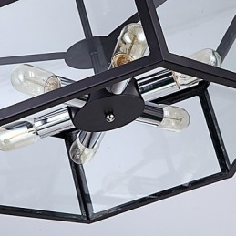 Lysekrone I Glass Moderne Minimalistisk Middelhavs-Kafé Nordiske Lamper Lysekrone