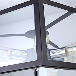 Lysekrone I Glass Moderne Minimalistisk Middelhavs-Kafé Nordiske Lamper Lysekrone