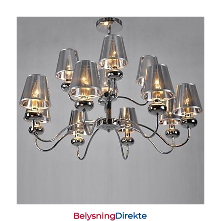 Moderne Samtidsstil Tradisjonell Klassisk Mini-Stil Krom Metall Lysekrone Anhengslampe Spisestue