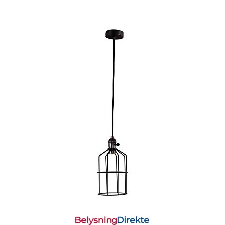 Retro Mini-Stil Maleri Metall Pendellampe Garasje