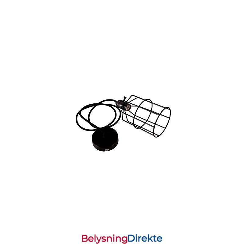 Retro Mini-Stil Maleri Metall Pendellampe Garasje