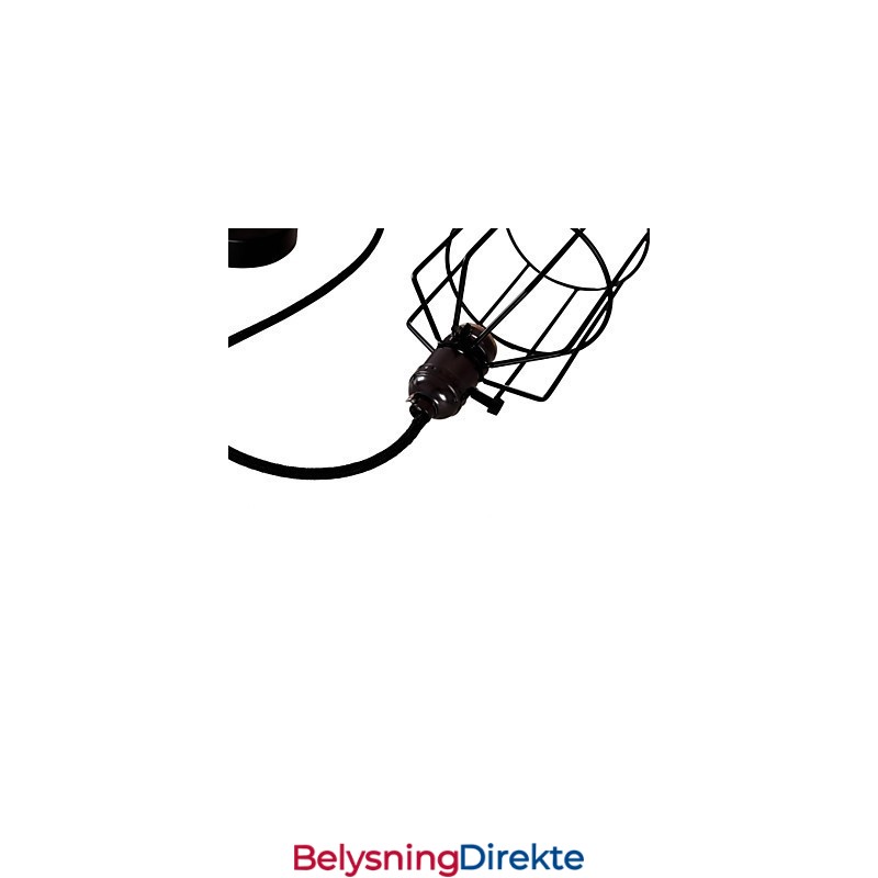 Retro Mini-Stil Maleri Metall Pendellampe Garasje