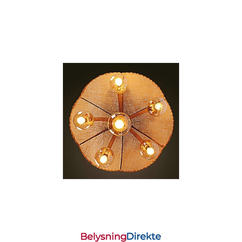 Landlig Maling Metall Lysekrone Anhengslampe Soverom