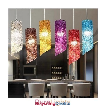 Enkelthodede Sylindriske Runde Lange Aluminiumsylinder Kreative Lamper