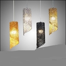 Enkelthodede Sylindriske Runde Lange Aluminiumsylinder Kreative Lamper