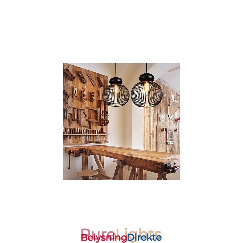 Retro Designer Metall Pendellampe