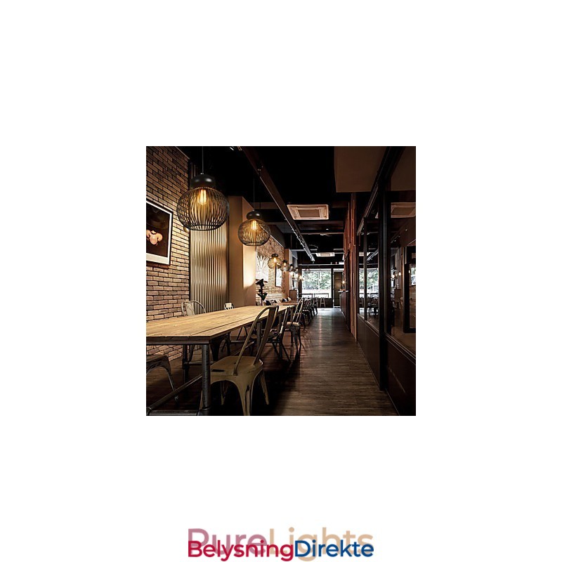 Retro Designer Metall Pendellampe