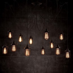 Amerikansk Landlig Retro 12-Hodet Skjønnhetsblomst Anheng