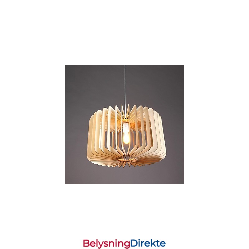 Moderne Samtids Tradisjonell Klassisk Landlig Vintage Lanterne Maleri Tre Bambus Pendellampe