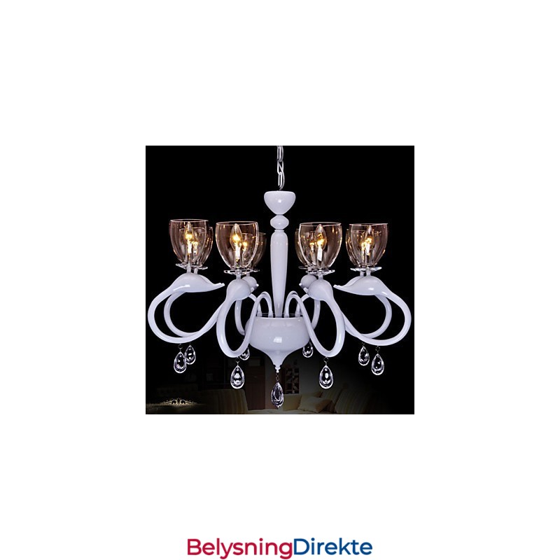 Europeisk Stil Krystalldråpelys Individualitet Kreativ Svane