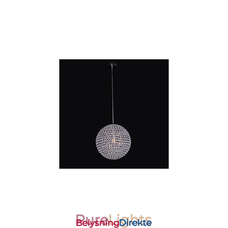 Enkel Sfærisk Metallramme K9 Krystalllysekrone
