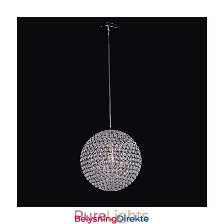 Enkel Sfærisk Metallramme K9 Krystalllysekrone