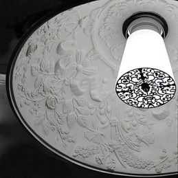 Moderne Samtidsmaleri Harpiks Pendellampe