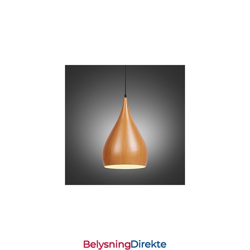 Retro Pendellampe I Trestruktur I Metall Kafépendellamper