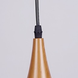 Retro Pendellampe I Trestruktur I Metall Kafépendellamper