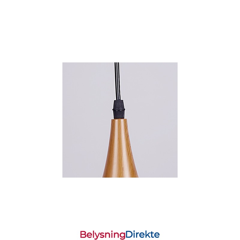 Retro Pendellampe I Trestruktur I Metall Kafépendellamper