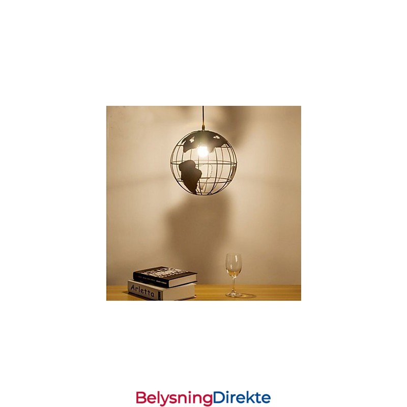 Nordisk Moderne Enkel Jord-Hengelampe Med Enkelt Hode