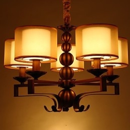 Rustikk Lysekrone I Metall I Ministil I Vintagestil I Hyttestil