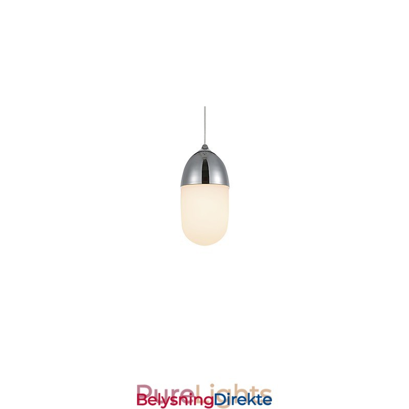 Mini Acorn-Pendellampe Med 1 Lys Modern Simplicity Gyllen Krom Trefarget Finish Karbonstål Og Glass Droplight