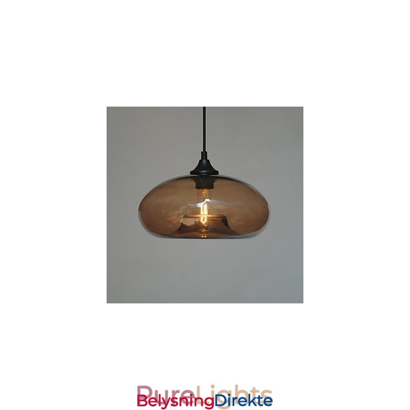 Moderne Karakteristisk 1-Lyss Pendellampe Med Gjennomsiktig Skjerm