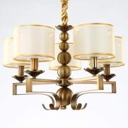 Rustikk Lysekrone I Metall I Ministil I Vintagestil I Hyttestil