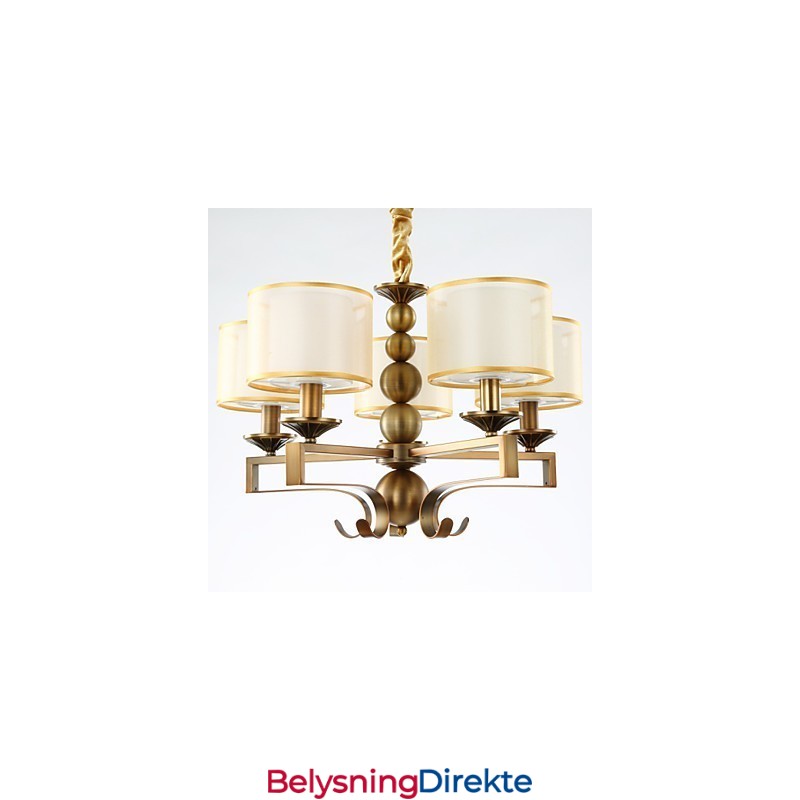 Rustikk Lysekrone I Metall I Ministil I Vintagestil I Hyttestil