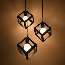 Kreative Moderne Og Kontraktsfestede Smijernslysekrone Med Enkelt Hode