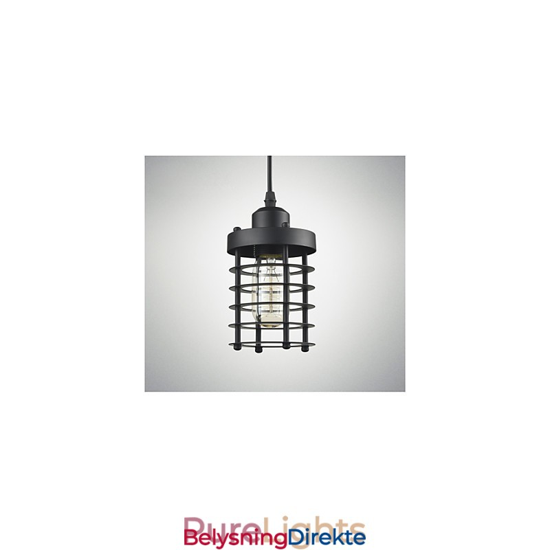 Retro Taklampe Industriell Jern Vintage Lysekrone Butikk Pendellampe