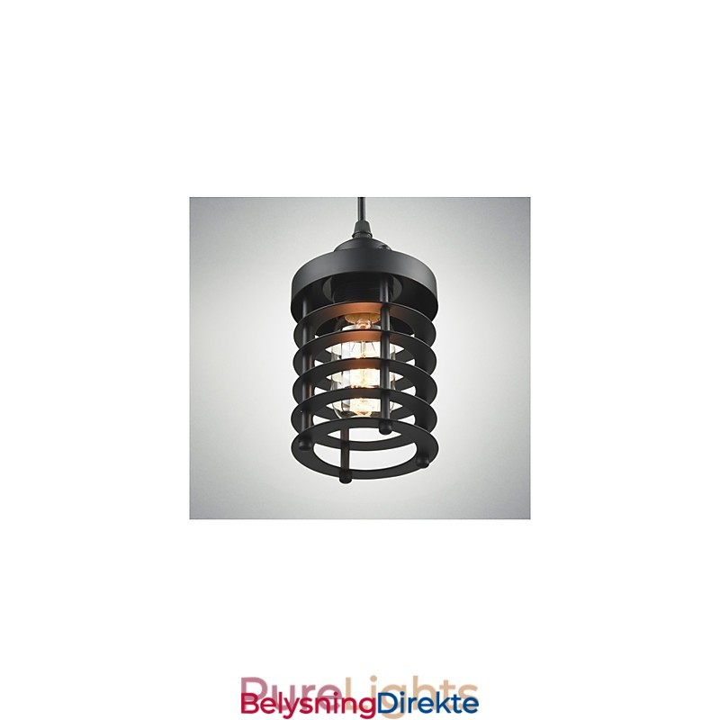 Retro Taklampe Industriell Jern Vintage Lysekrone Butikk Pendellampe