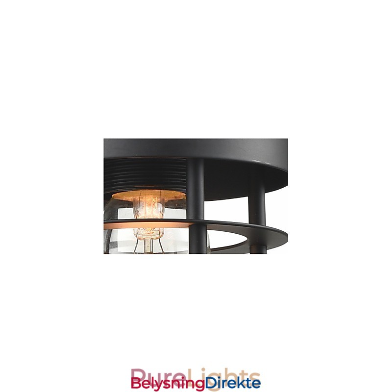 Retro Taklampe Industriell Jern Vintage Lysekrone Butikk Pendellampe