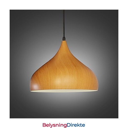 Retro Pendellampe I Trestruktur I Metall Kafépendellamper